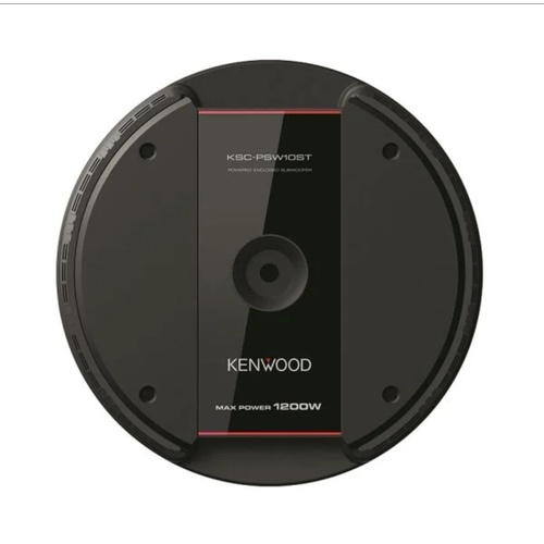 Kenwood KSC-PSW10ST 10 Inch 1200W Powered Enclosed Subwoofer with Remote