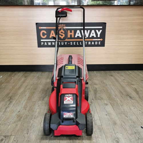 Ozito PXC 18V Brushless Lawn Mower 300mm Blade with Catcher Skin Only