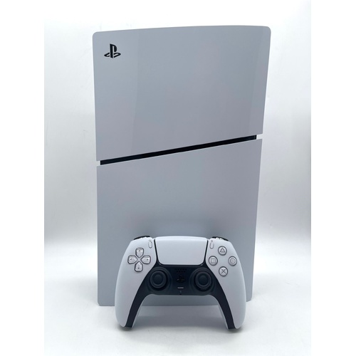 Sony PlayStation 5 Slim 1TB Console White with DualSense Controller