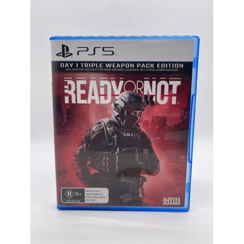 Ready or Not Day One Triple Weapon Pack Edition PlayStation 5 Game