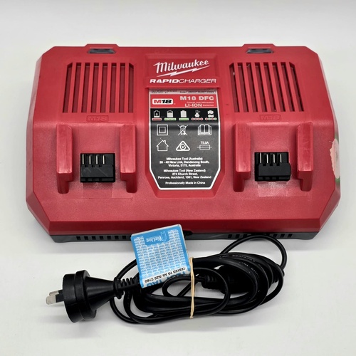 Milwaukee M18 DFC 18V Dual Bay Rapid Battery Charger