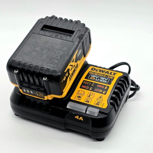 DeWalt DCB1104 Charger and DCB184-XE 5.0Ah Battery Combo Kit XR Li-Ion