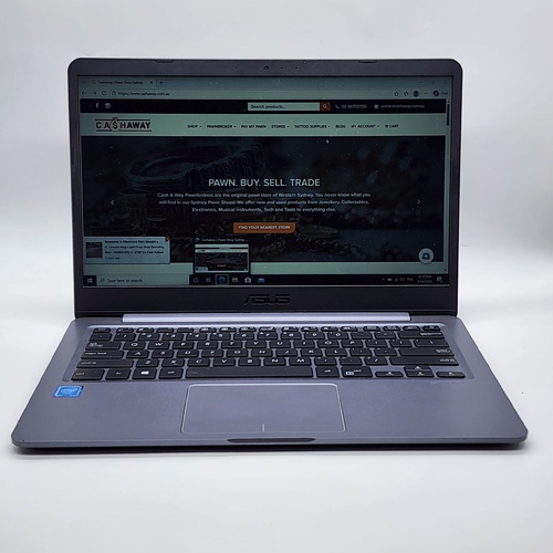 ASUS E406S 14 Inch Laptop Celeron N3060 4GB 64GB Win10 Pro S Mode