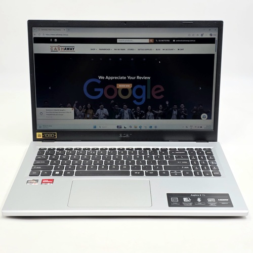 Acer Aspire 3 15 N23C3 Laptop - AMD Ryzen Processor, Radeon Graphics, 15.6" Full HD 1080p, LPDDR5 RAM, HDMI 2.1