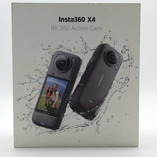 Insta360 X4 8K 360 Action Camera 72MP Waterproof AI Cam