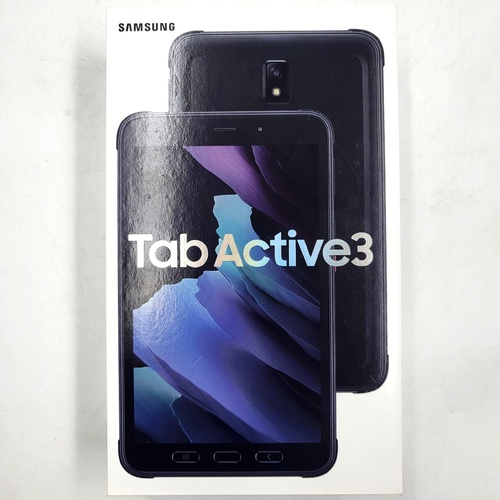 Samsung Galaxy Tab Active3 128GB 4GB RAM 4G LTE 8" Rugged Tablet Black SM-T575