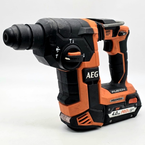 AEG 18V BBH18BL Rotary Hammer Drill with 4.0Ah Battery