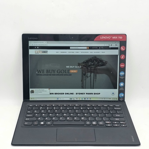 Lenovo Miix 700-12 2 in 1 12 Inch M3 4GB 128GB Touch Windows 11 Home