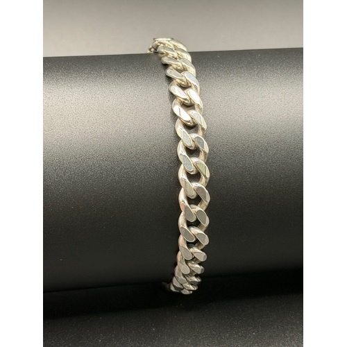 Unisex 925 Sterling Silver Curb Link Bracelet