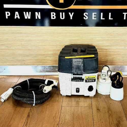 Wagner W867E 570W Twin Turbo Paint Sprayer 240V Corded Electric HVLP Spray System