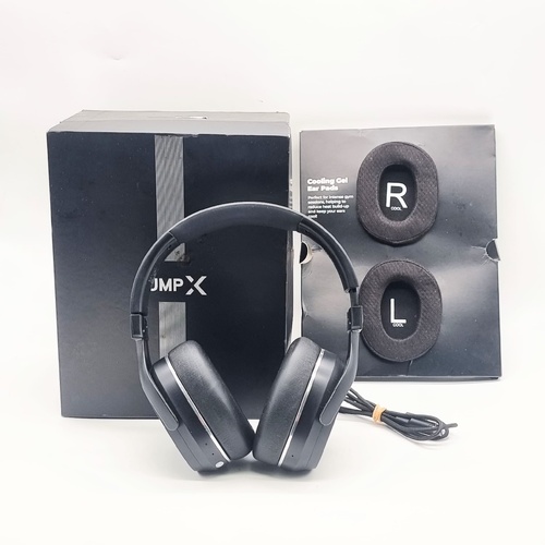 BlueAnt PumpX Gym ANC Over-Ear Bluetooth Headphones Black Silver