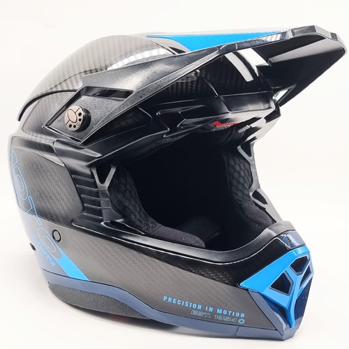 Bell Moto‑10 Spherical Strike Gloss Blue Motocross Helmet Size M