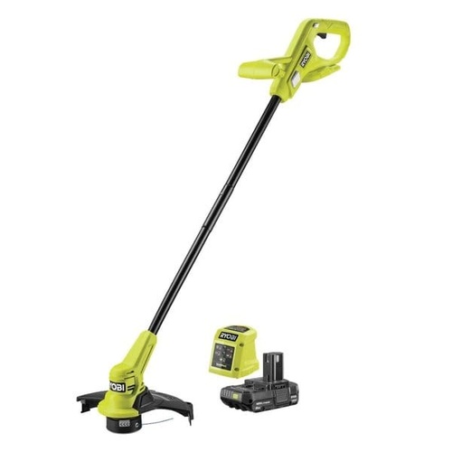 Ryobi 18V ONE+ 25cm Line Trimmer Kit with 2.0Ah Battery and Charger