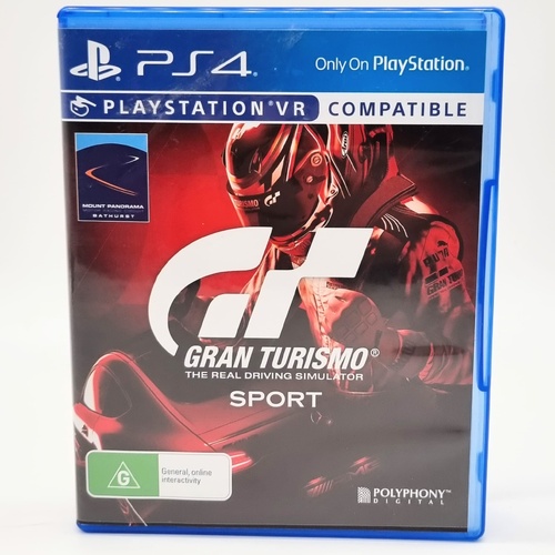 Gran Turismo Sport PS4 PlayStation VR Racing Game Sony