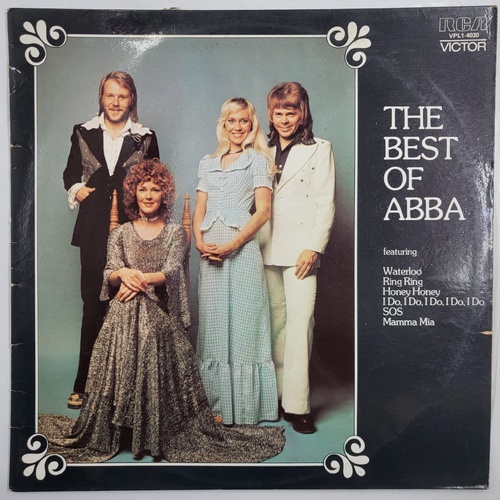 ABBA - The Best Of ABBA Vinyl LP 1975 Australian Pressing RCA VPL1-4020 Pop
