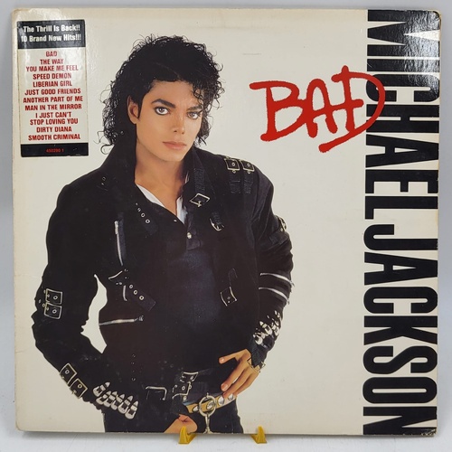 Michael Jackson – Bad 1987 Original Pressing Gatefold Vinyl LP Record | Vintage Pop Classic Album | Collectible 12" Vinyl