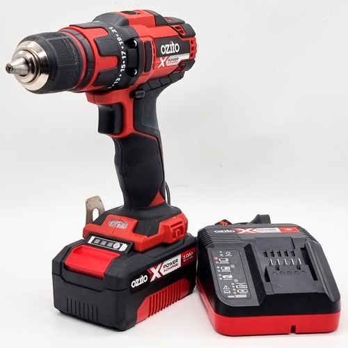 Ozito PXC PXDDS-180 18V 13mm Cordless Drill Driver 3.0Ah Battery and Charger
