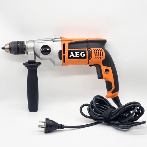 AEG SB20-2E 13mm 2-Speed 750W Corded Percussion Drill 240V Heavy Duty