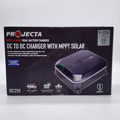 Projecta IDC25X Intelli-Charge Dual Charger DC To DC Charger with MPPT Solar