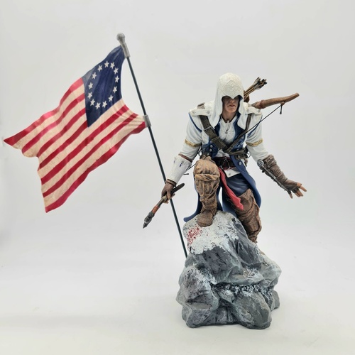 Ubisoft Assassin's Creed III Connor Kenway Limited Edition Statue with Flag