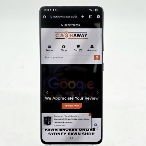 Samsung Galaxy S21 Ultra 5G 256GB SM-G998B Phantom Silver Unlocked