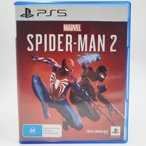 Marvel Spider-Man 2 PS5 Game Sony PlayStation 5 Action Adventure Disc Edition