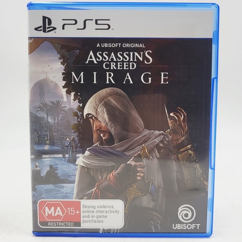 Assassin's Creed Mirage PS5 Physical Game Blu-Ray Ubisoft Action RPG