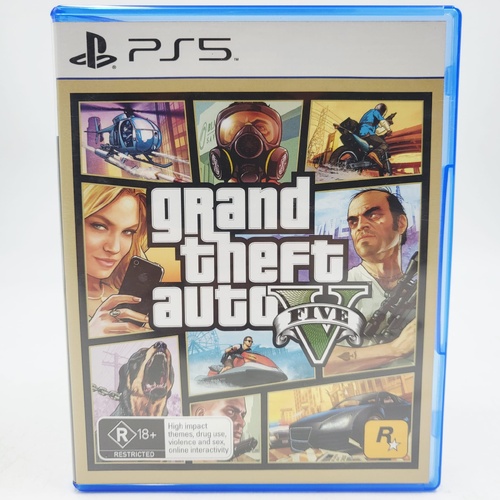 Grand Theft Auto V PS5 Game Disc – GTA 5 Open World Action Adventure