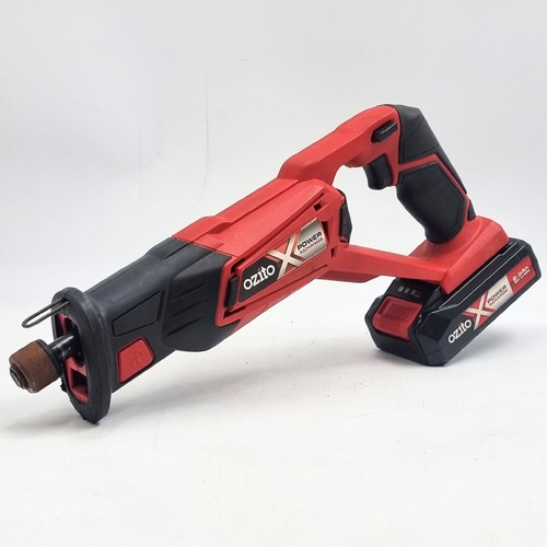 Ozito PXRSS-400 Cordless Reciprocating Saw Skin + 2.5Ah Battery Power X Change