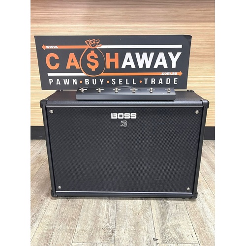Boss Katana-100 100W Guitar Combo Amp with GA-FC Foot Controller and Power Lead