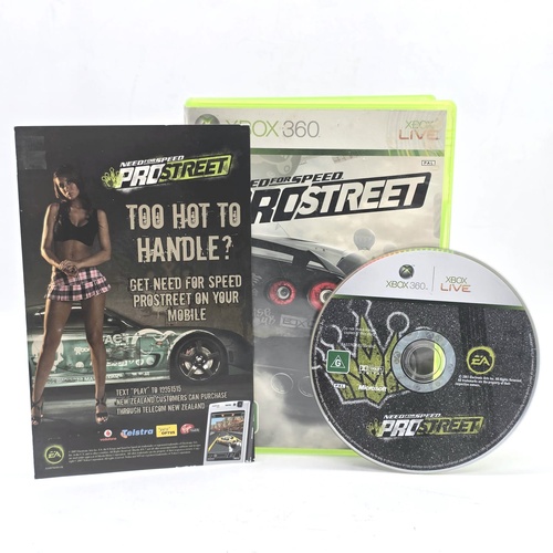 Need for Speed ProStreet Xbox 360 Game Racing EA