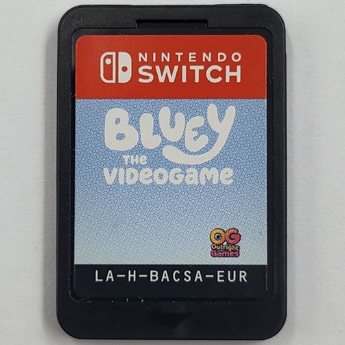 Bluey The Video game Nintendo Switch Cartridge Family Adventure Game
