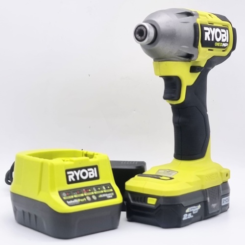 Ryobi RID18X 18V ONE+ HP Brushless 4 Mode Impact Driver 2.5Ah Battery Charger