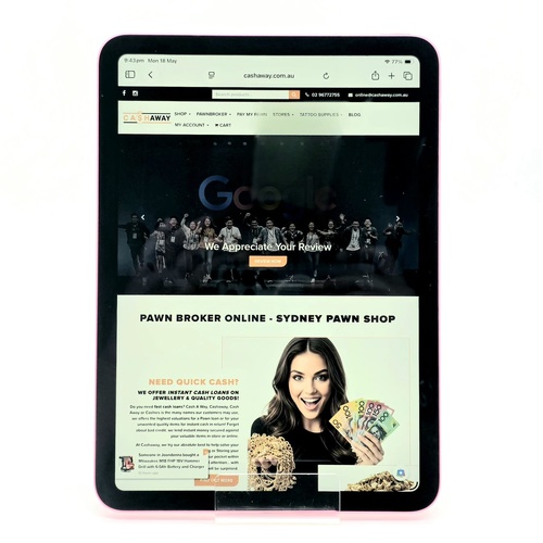 Apple iPad 11 Inch Wi-Fi 128GB MD4E4X/A Pink Tablet