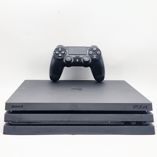 Sony PlayStation 4 Pro 1TB Console Black CUH-7002B with Controller and Leads