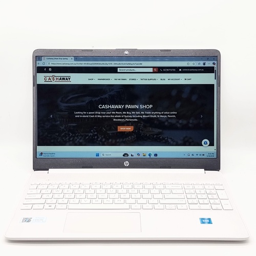 HP 15s-fq3069TU 15.6 Inch Laptop Intel Celeron N4500 4GB 118GB Win 11 White