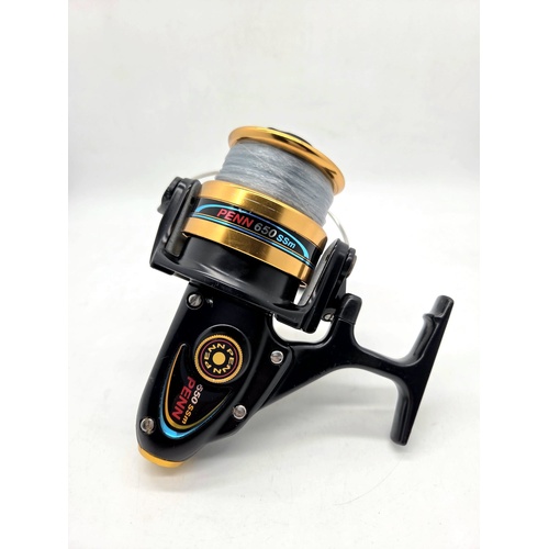 PENN Spinfisher Metal 650SSM Spinning Reel Black Gold Metal Fishing Reel