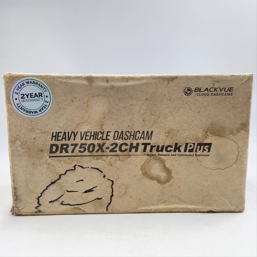 BlackVue DR750X-2CH Truck Plus Dash Cam Heavy Vehicle Dual Channel GPS Wi-Fi New Box Damage