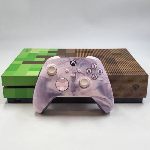Xbox One S 1TB Minecraft Limited Edition Console w/ Dream Vapor
