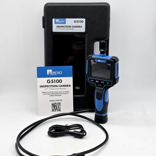 Aerpro G5100 Inspection Camera 2.7 Inch LCD Borescope Endoscope 8mm Lens