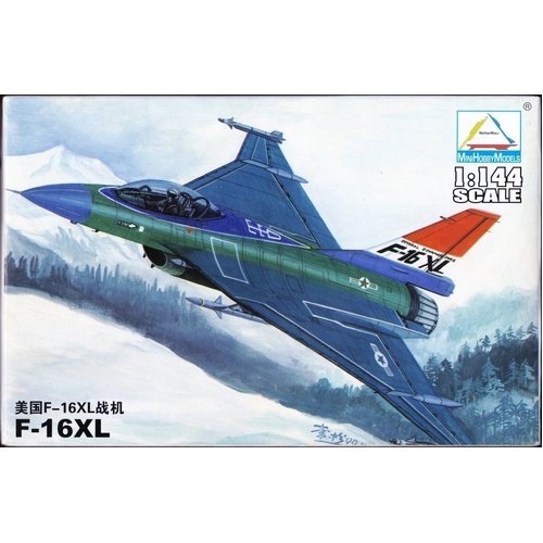 Hobby Models 1/144 F-16XL Prototype Jet Fighter Plastic Aircraft Model Kit 