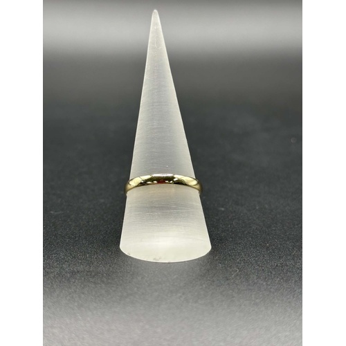 Unisex 9ct Yellow Gold Plain Wedding Band Ring