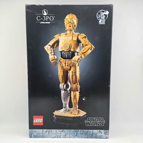LEGO Star Wars 75398 C-3PO Droid Figure 1138 Pcs Display Set