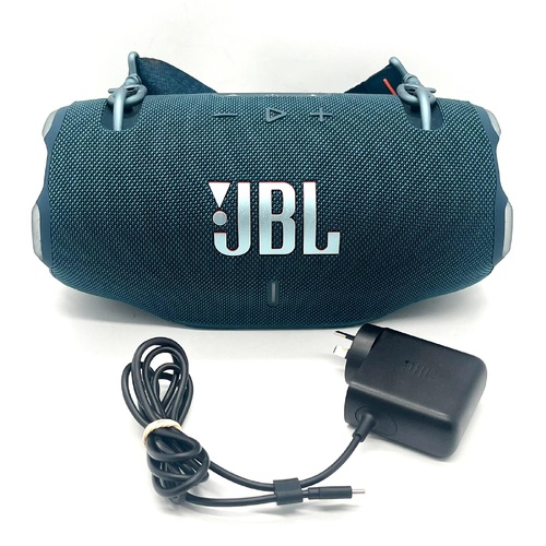 JBL Xtreme 4 Portable Bluetooth Speaker Blue Waterproof Bass with Strap