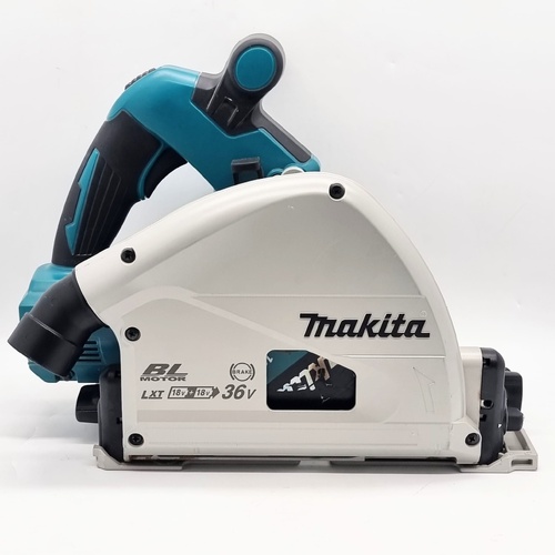 Makita DSP600 36V Plunge Cut Circular Saw 2x5.0Ah Batteries Charger and Case
