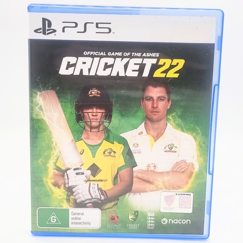 Cricket 22 Official Game of the Ashes PS5 PlayStation 5 Game