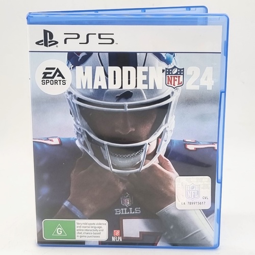 Madden NFL 24 PS5 PlayStation 5 EA Sports Football Game