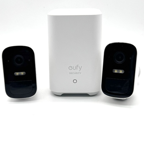 EUFY HomeBase 2 T8010 Bundle with 2x EufyCam 2C Wireless Security Cameras