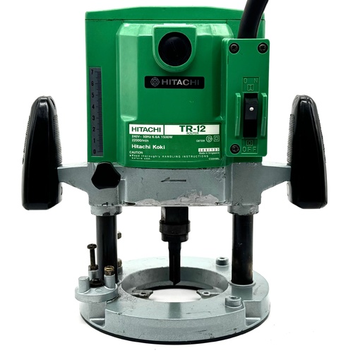 Hitachi TR-12 1500W Corded Plunge Router Woodworking Tool 240V