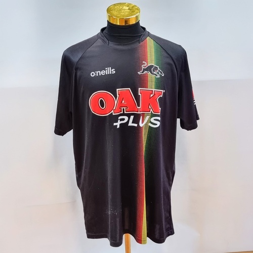 NRL Authentics Penrith Panthers O'Neills Training Jersey Black Mens Size 5XL